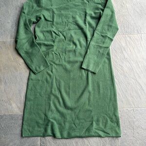 J. Jill Forest Green Long Sleeve Dress